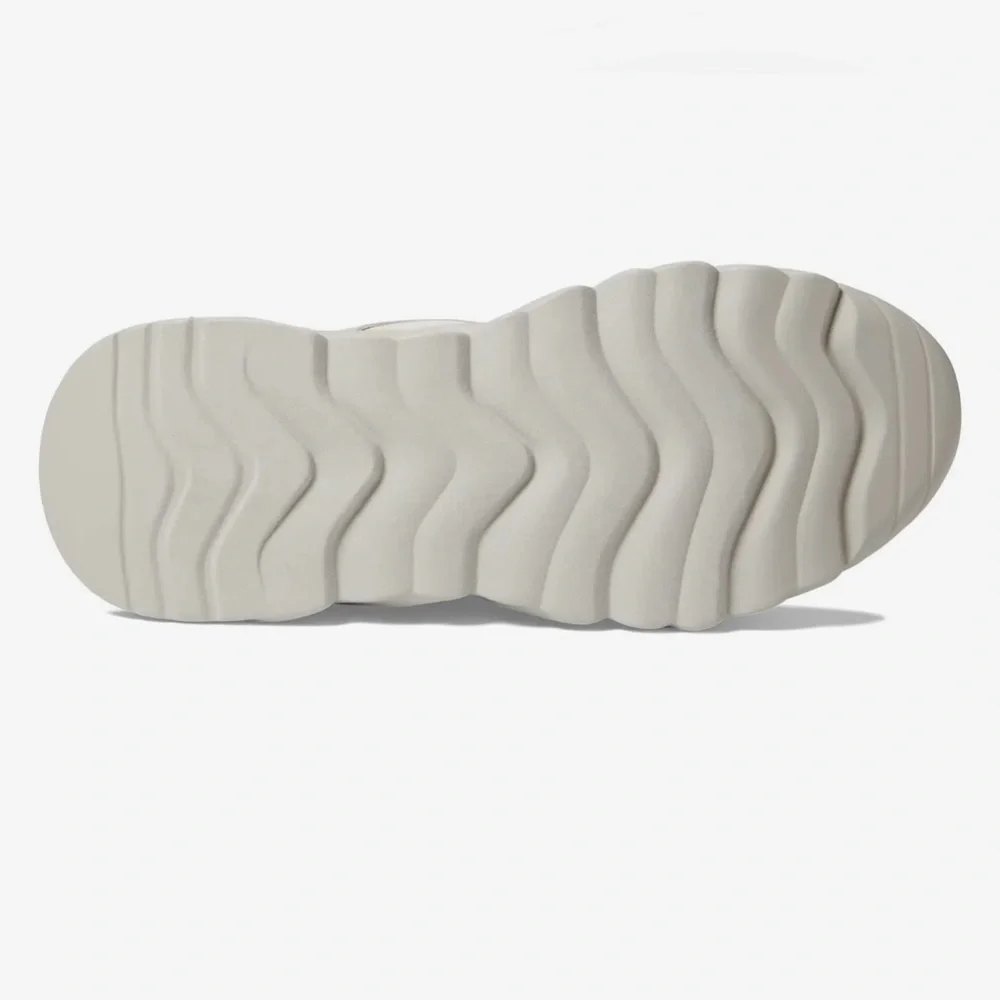 Madden Girl  Wave platform sneakers in Bone biege
